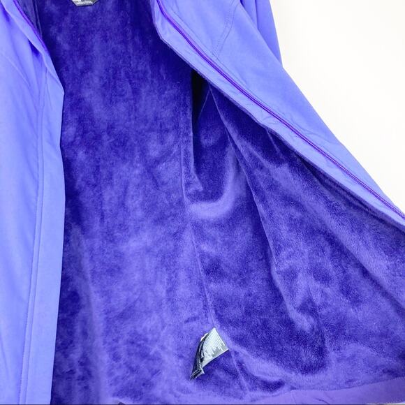 The North Face Purple Windwall Jacket Fuzzy Inside - Picture 7 of 10